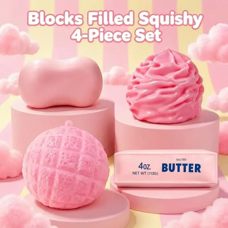 Crunchy Squishy ASMR Stress Relief Toy Set