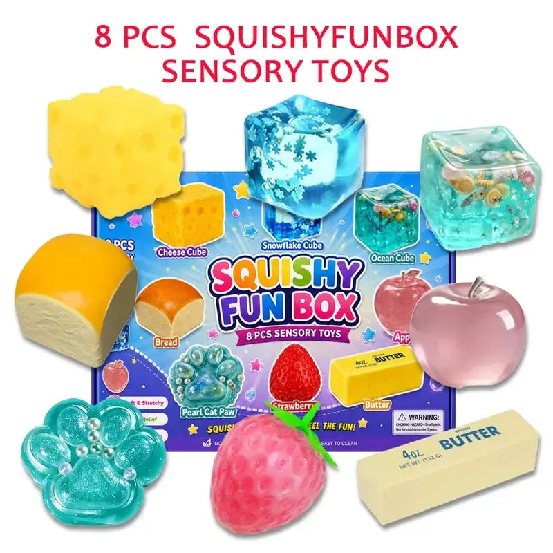 Malt Sugar Slow-Return Squishy Toy Set